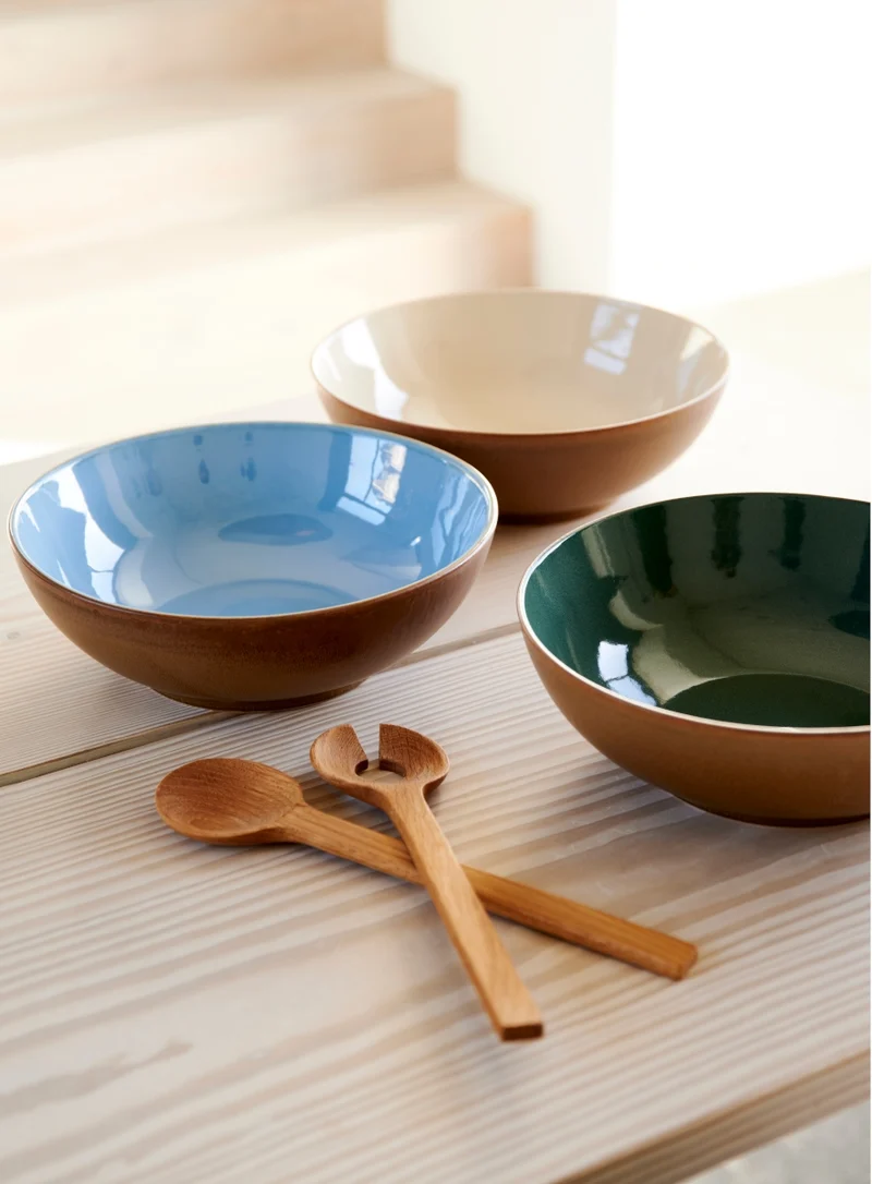 Bitz Salatbowl Wood/Forest 24 cm