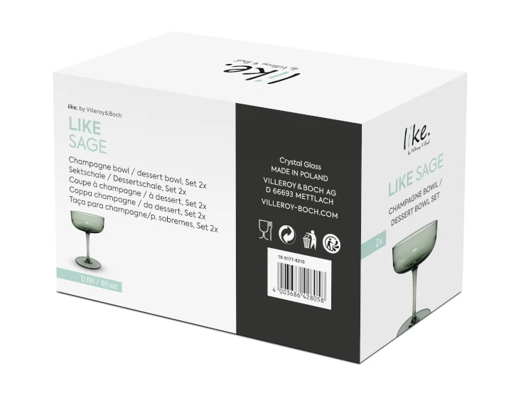 like. by Villeroy & Boch like. by Sage Sektschale / Dessertschale Set 2tlg