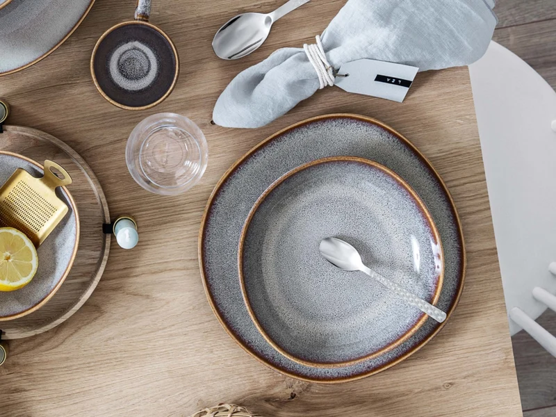 like. by Villeroy & Boch Lave beige Speiseteller 28 cm Set6