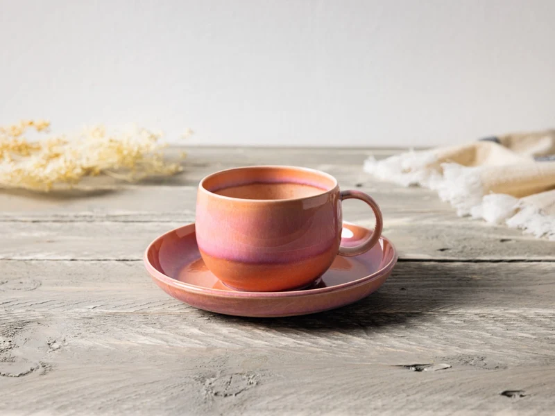 like. by Villeroy & Boch Perlemor Coral Kaffeeuntertasse 16 cm