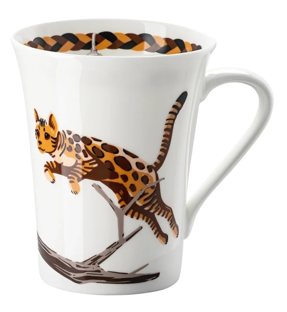 Hutschenreuther My Mug Katze - Bengal Becher mit Henkel 0,4 l