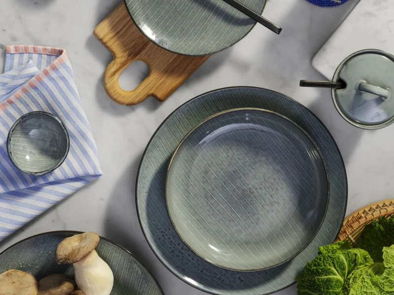 Broste Copenhagen NORDIC SEA Speiseteller 26 cm Set6