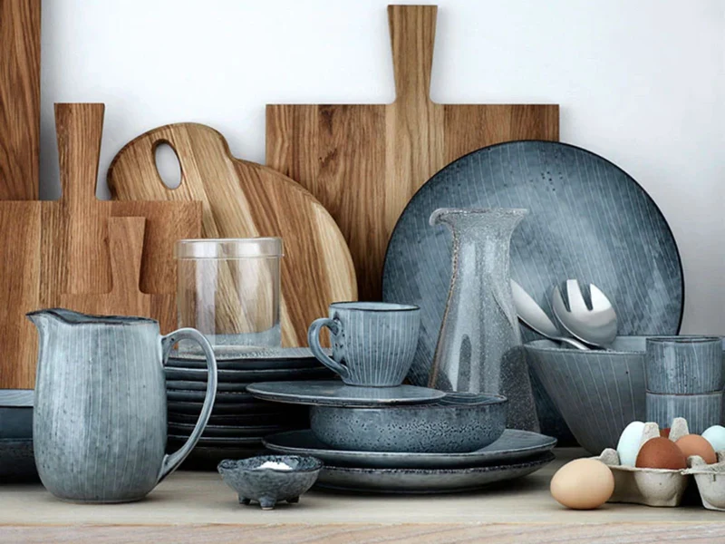 Broste Copenhagen NORDIC SEA Speiseteller 26 cm Set6