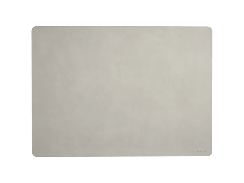 ASA Tischset soft leather limestone 46 x 33 cm