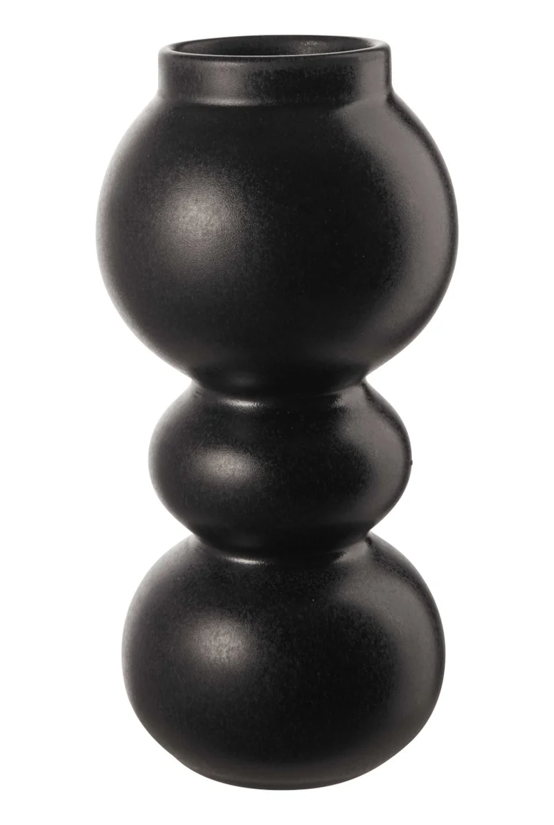 ASA Como Vase black iron 23,5 cm
