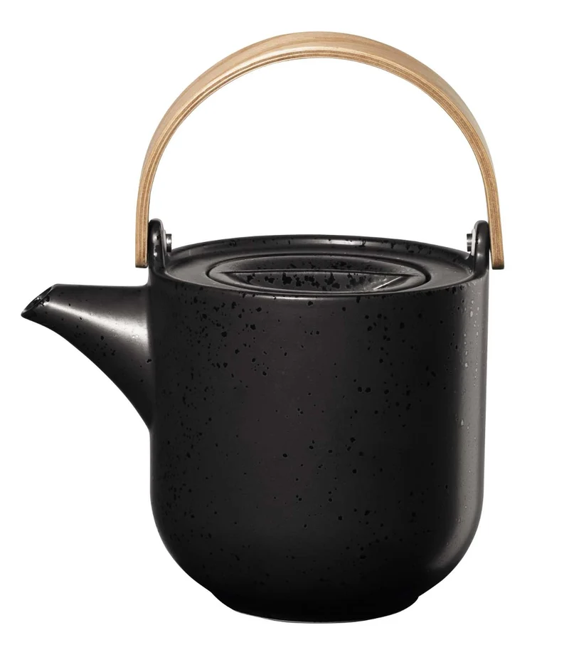 ASA COPPA Teekanne mit Holzgriff kuro 1,0 l