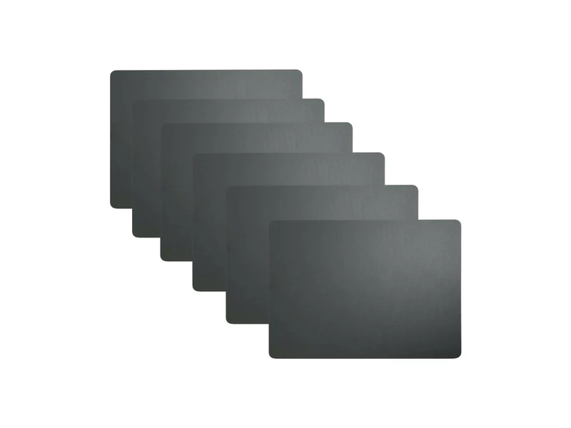 ASA Selection Tischset Lederoptik basalt 46 x 33 cm Set6