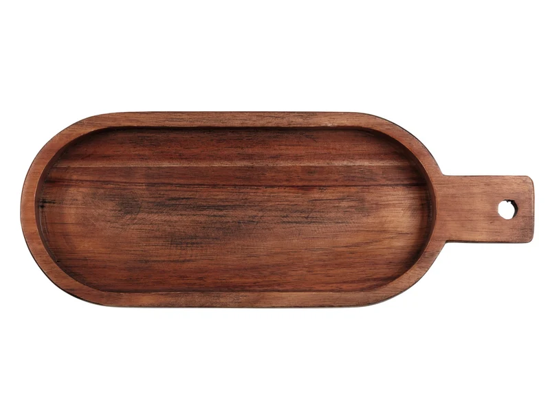ASA ovale Schale flach akazie 33,4 x 13 cm