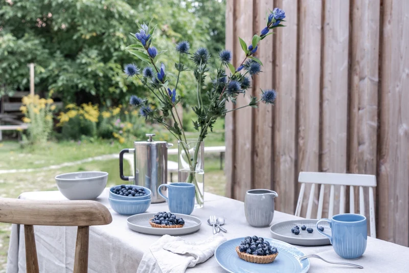 Rosenthal Joyn Denim Blue Becher mit Henkel 0,42 l